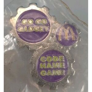 McDonalds‎ Employee - Go Go Gadget Code Name Game Lapel Pin Still Bagged